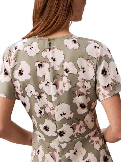 Abito midi satinato Calvin Klein | LV044F038GPEZ